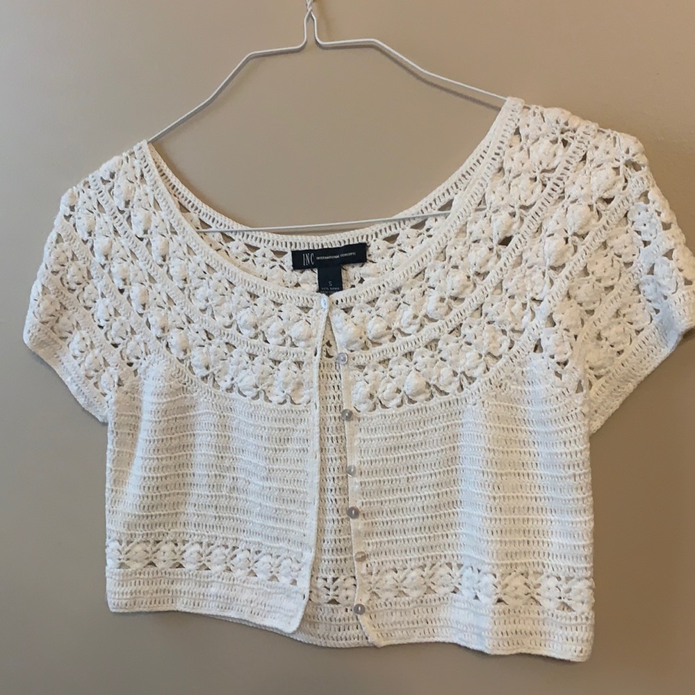 Crochet Crop Sweater